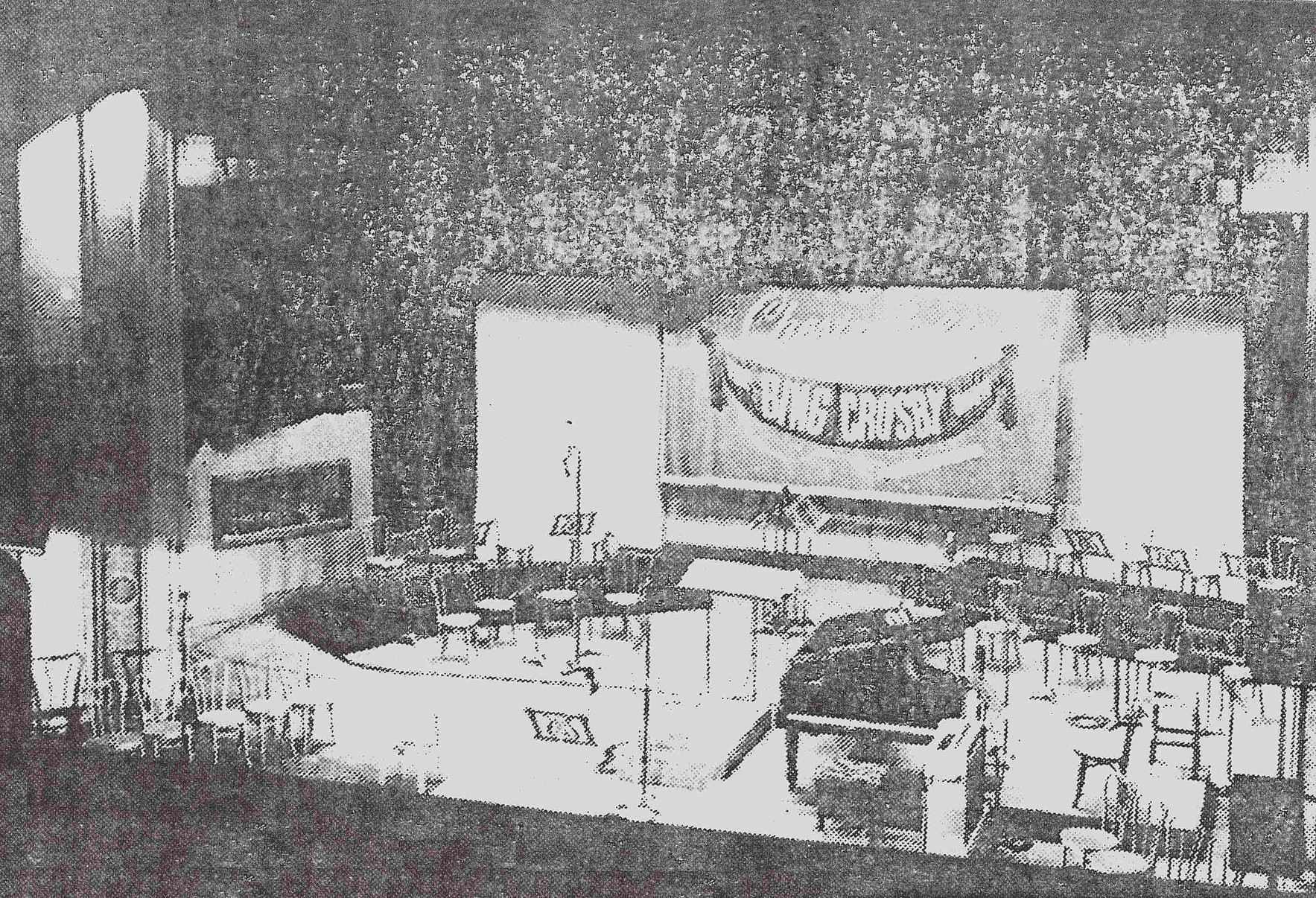 A rare although poor quality image of the Vine Street Theater (now The Montalban Theater), set-up for the Bing Crosby Show (Norm Dewes/BCE/RP)