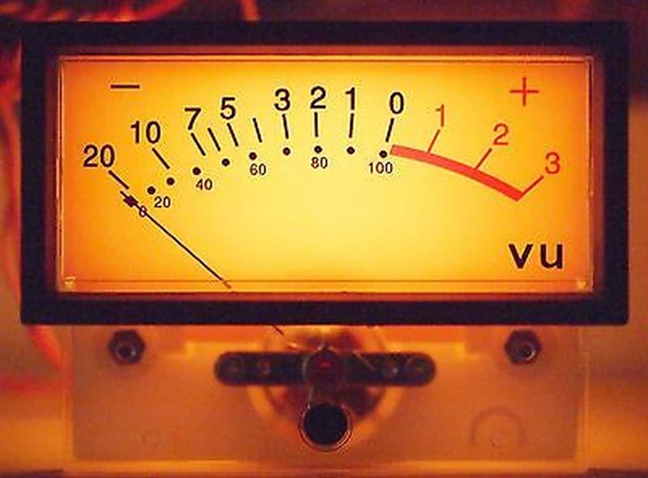 Vintage-Meters VM-B10R-LED 200uA Retro VU-Meter LED Illuminated, 54,7