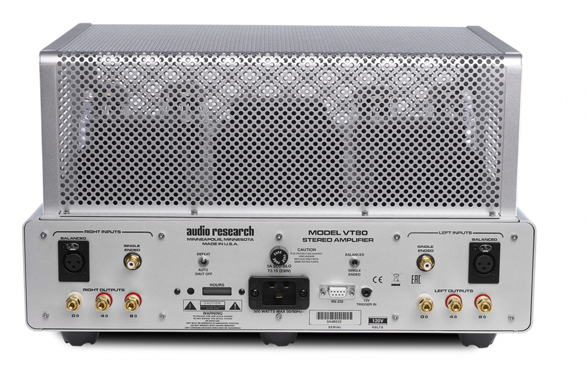 Audio Research VT80, un amplificador de válvulas moderno