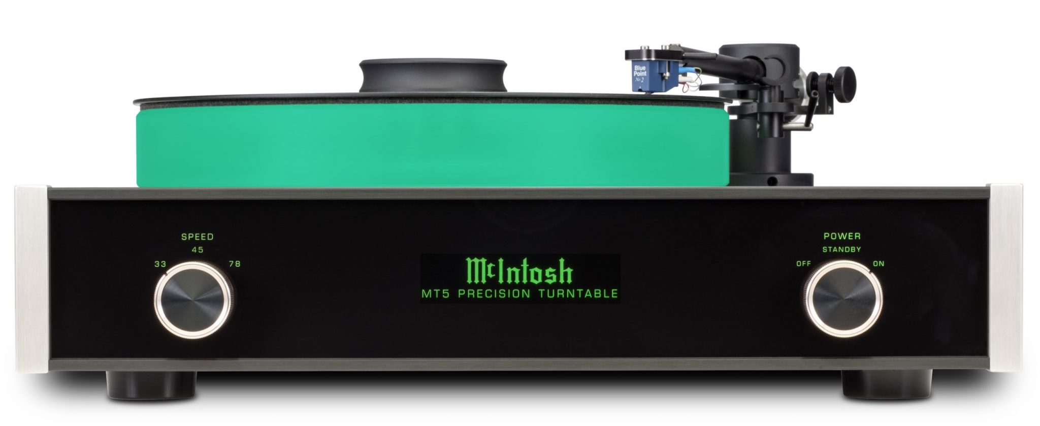 McIntosh MT5 Turntable: Turning Grooves Green
