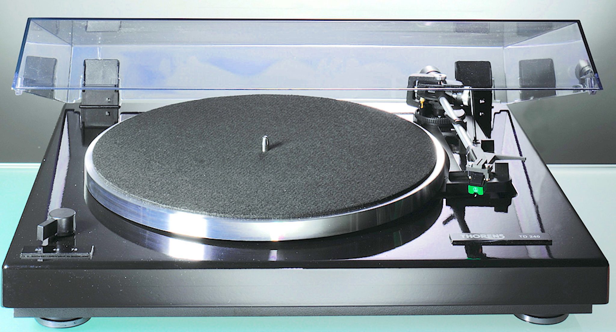 Thorens TD 240-2 platine vinyle avec bras et cellule automatique