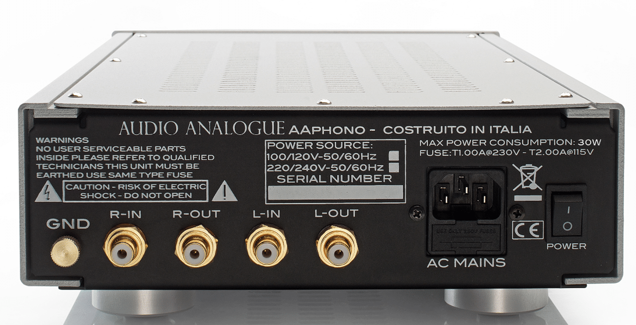AAphono phono stage From Audio Analogue 