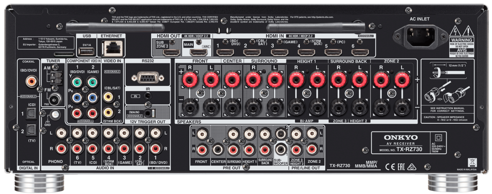 Onkyo RZ Receivers: TX-RZ730 & TX-RZ830 - The Audiophile Man