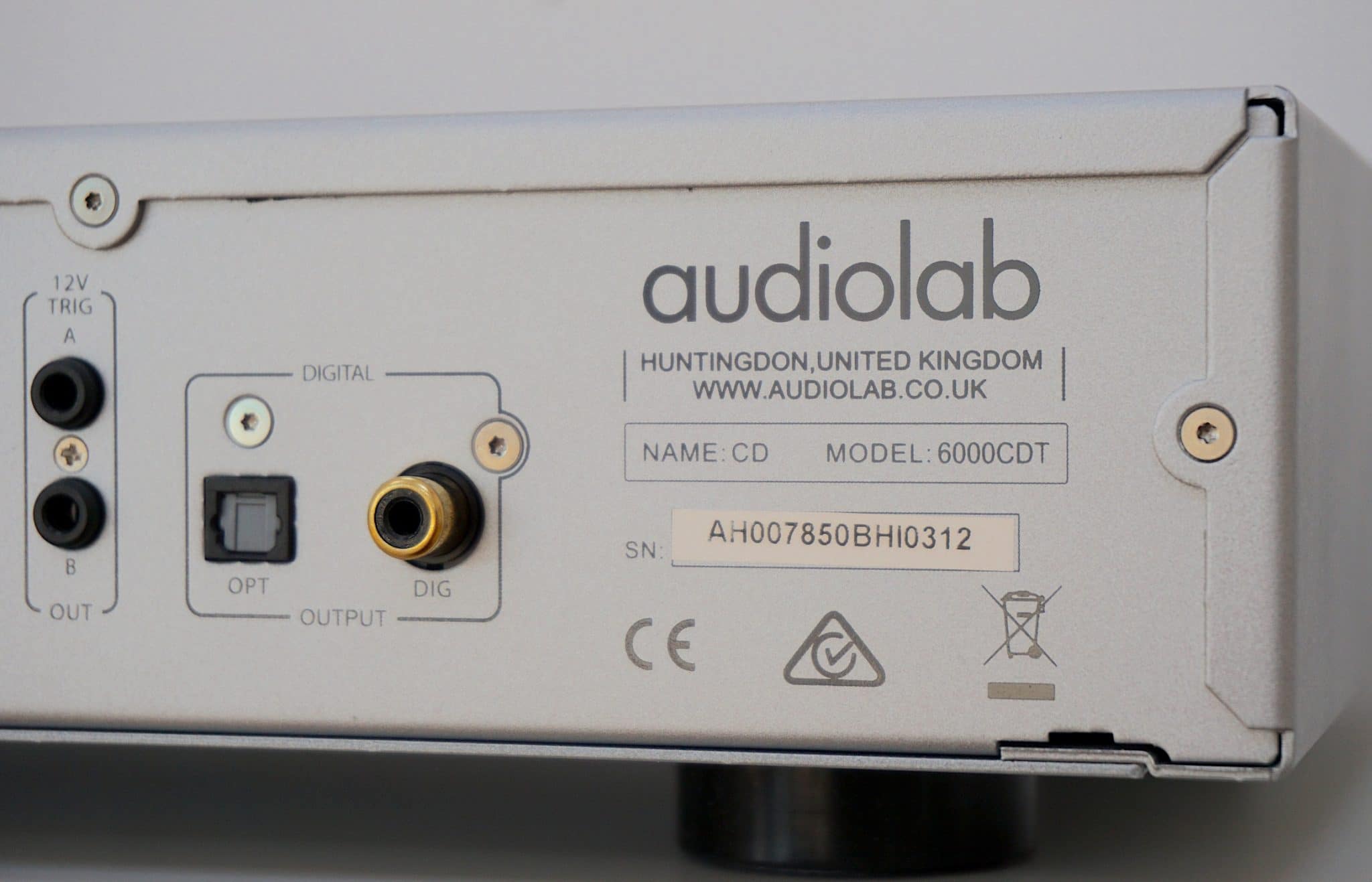 6000CDT CD Transport From Audiolab - The Audiophile Man