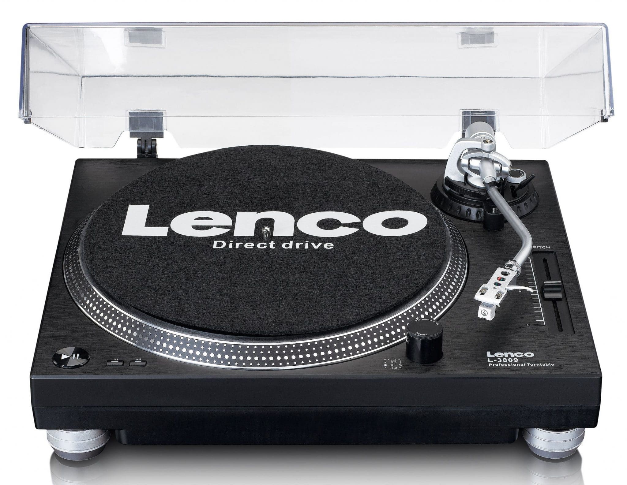 Lenco L-92WA Walnut platine vinyle avec cellule MMC