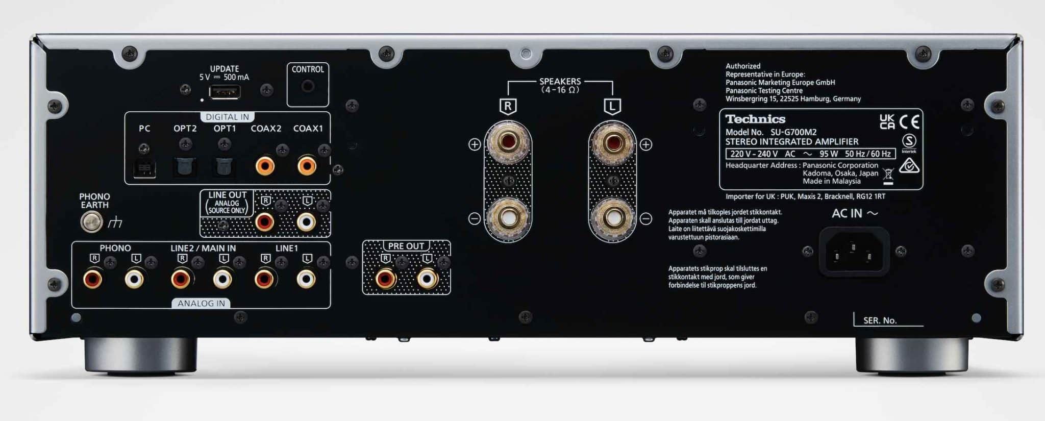 SU-G700M2 Integrated Amplifier From Technics