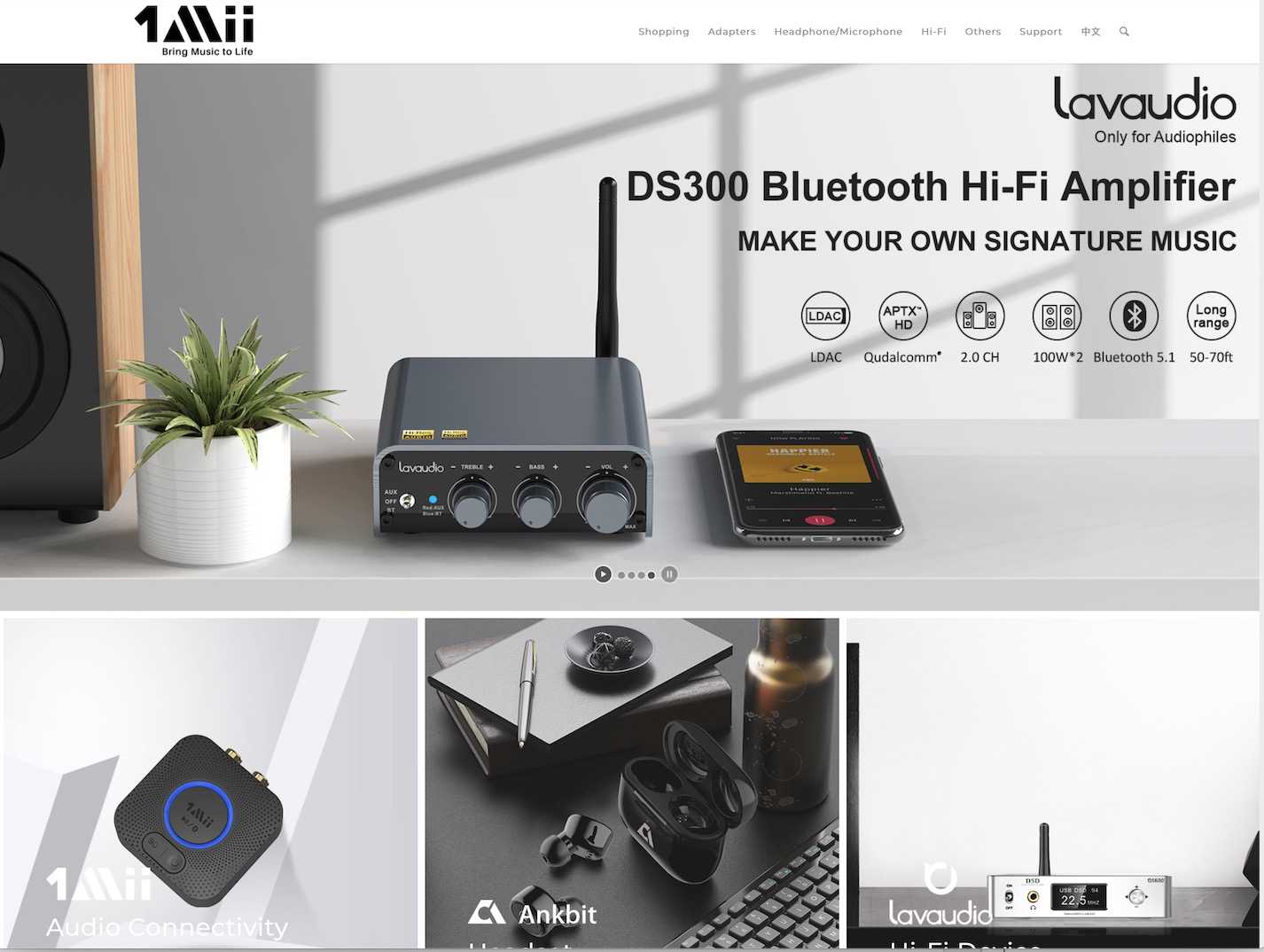 Best HiFi DAC USB Desktop - Lavaudio DS601 – 1Mii