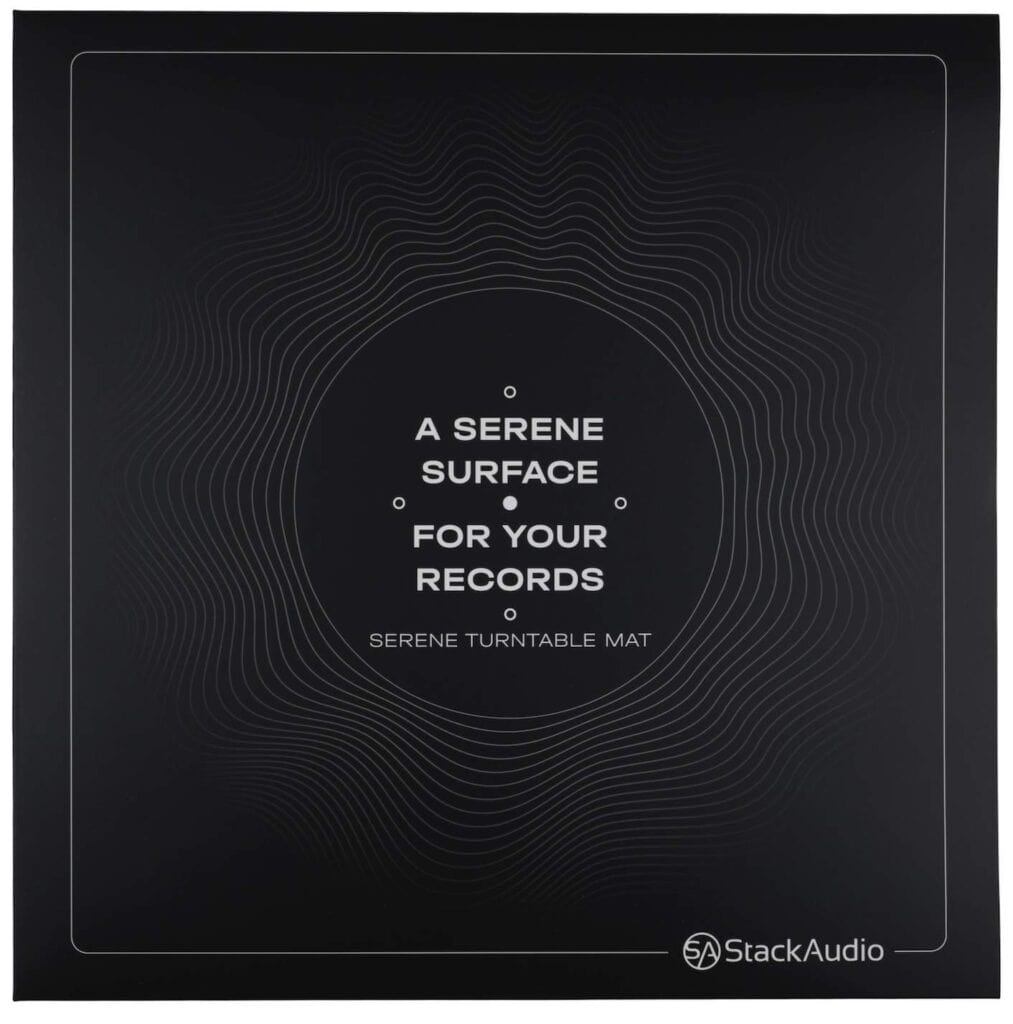 Rock Queen Mat Stack SERENE PLATTER MAT FROM STACK AUDIO - The Audiophile Man