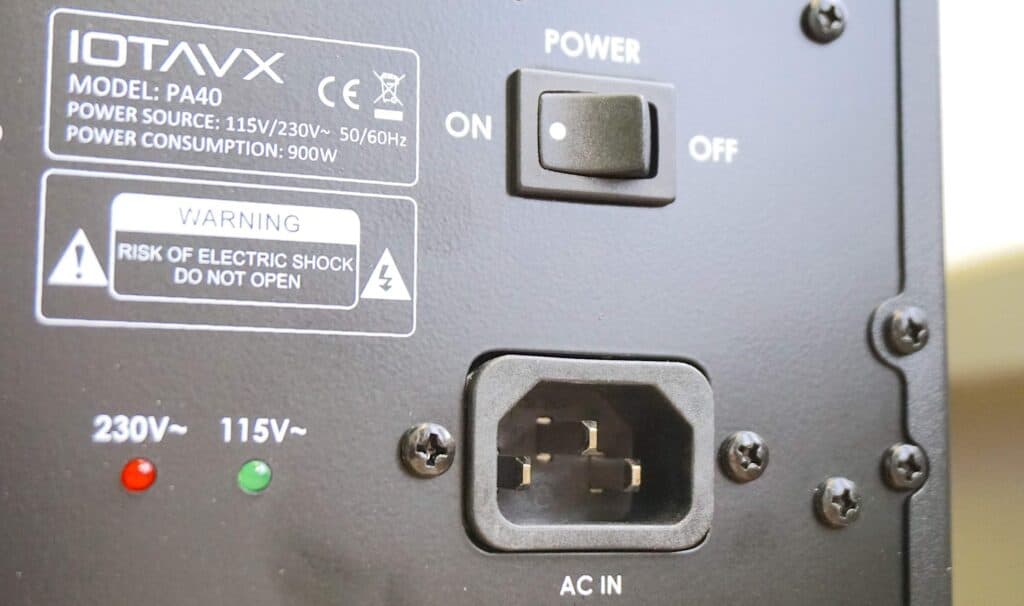 PA40 POWER AMPLIFIER FROM IOTAVX