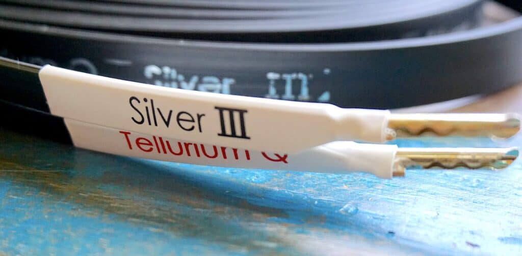SILVER III SPEAKER CABLES FROM TELLURIUM Q