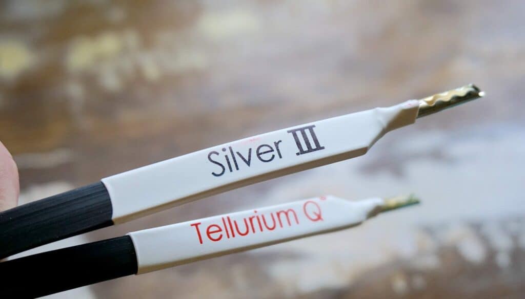 SILVER III SPEAKER CABLES FROM TELLURIUM Q