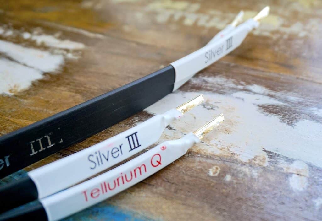 SILVER III SPEAKER CABLES FROM TELLURIUM Q