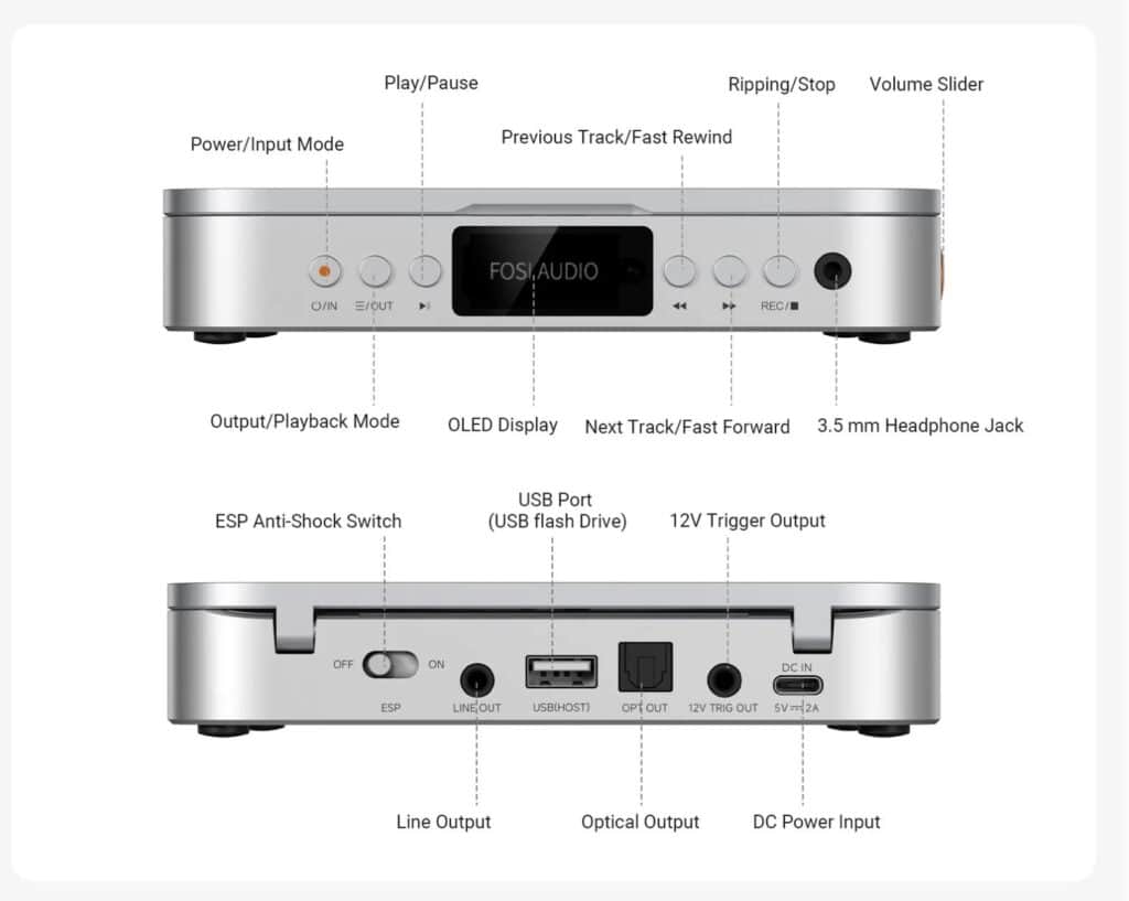 MERAK CD PLAYER FROM FOSI