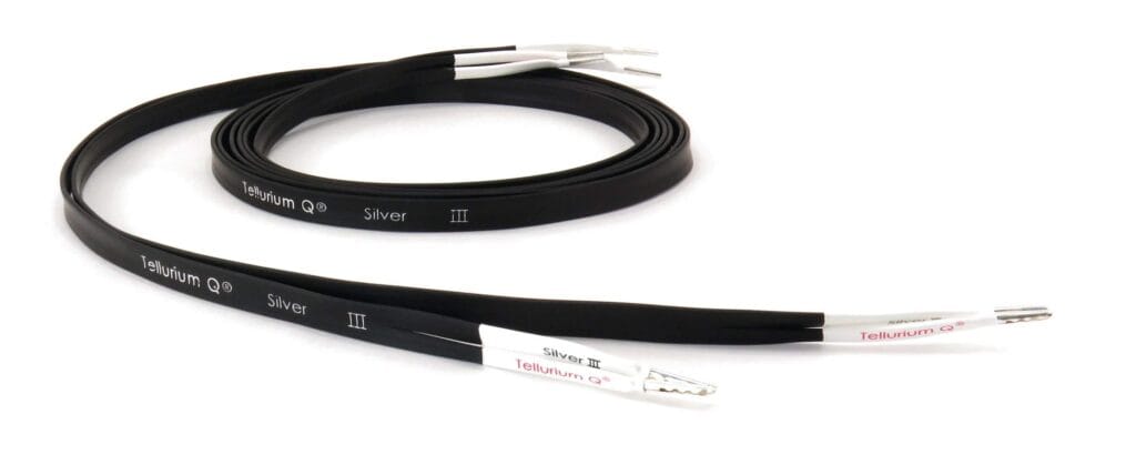 SILVER III SPEAKER CABLES FROM TELLURIUM Q