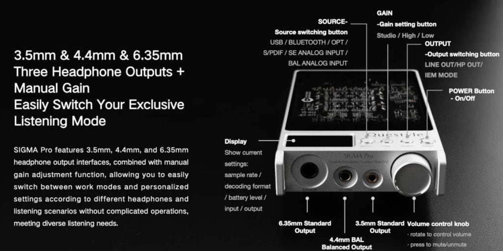 QUESTYLE M18iMAX & SIGMA PRO