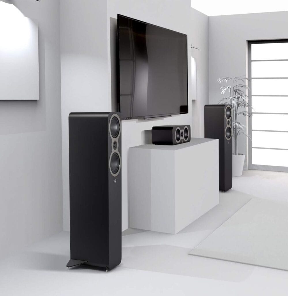 3040C FLOORSTANDERS FROM Q ACOUSTICS