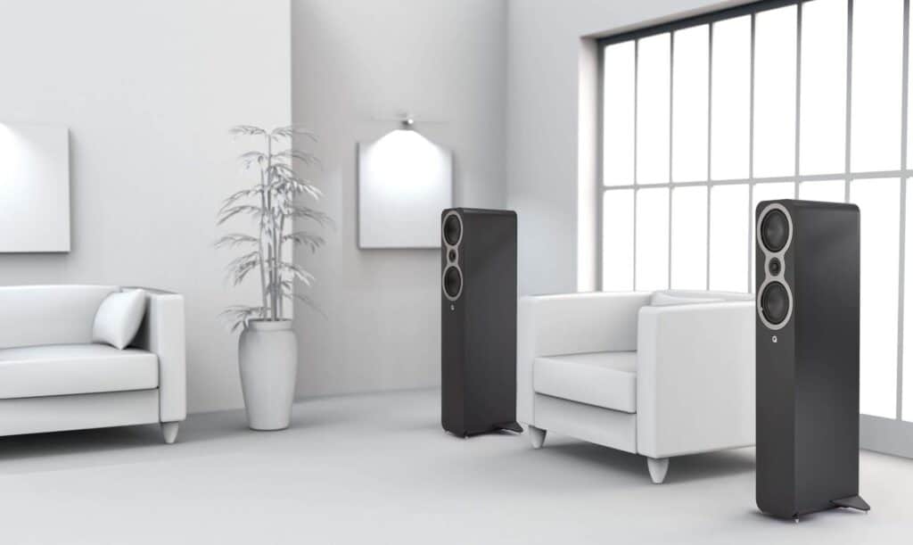 3040C FLOORSTANDERS FROM Q ACOUSTICS